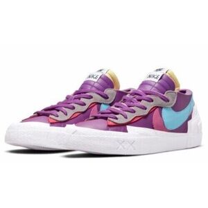 Nike Blazer Low Sacai Kaws Purple Dusk